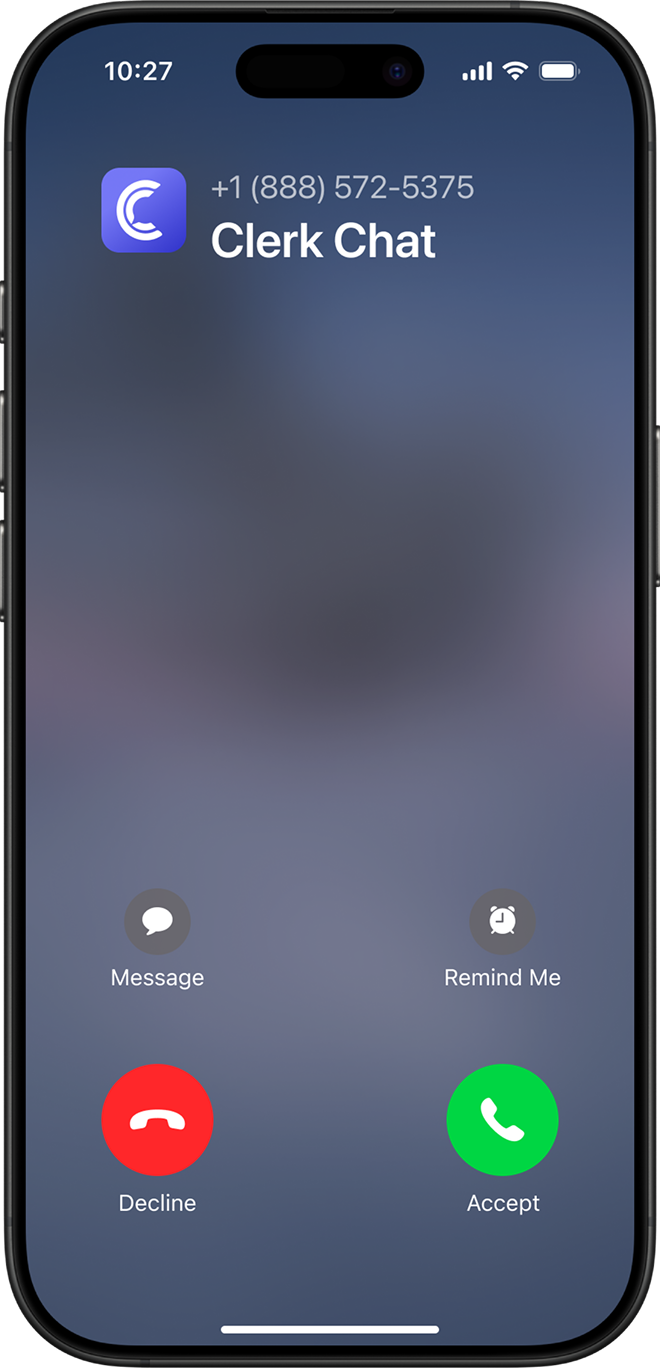 Incoming call